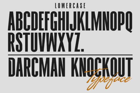 Darcman Knockout Font - Preview 4