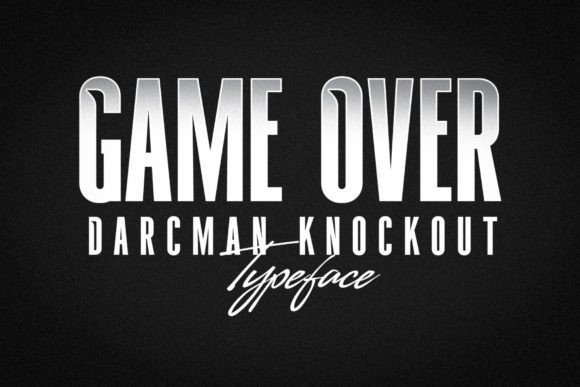 Darcman Knockout Font - Preview 5