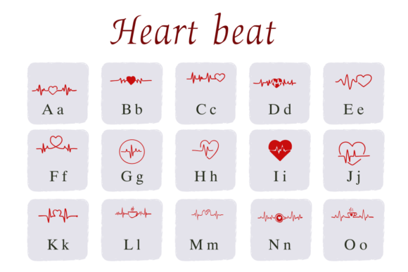 Heart Beat Font - Preview 1