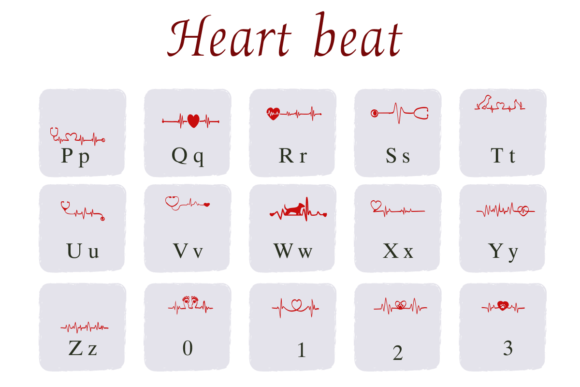 Heart Beat Font - Preview 2