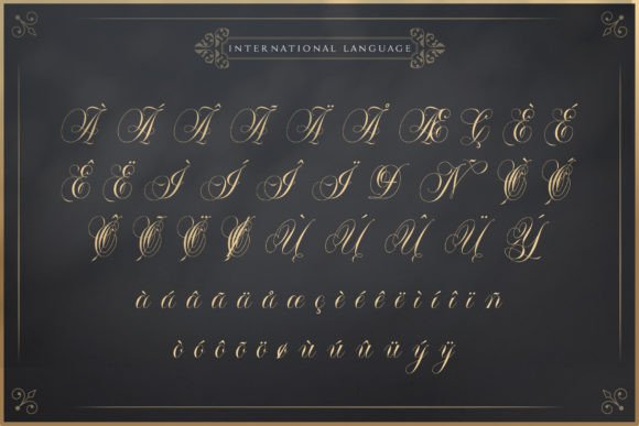 Mallaire Font PNG with transparent background - Preview 3