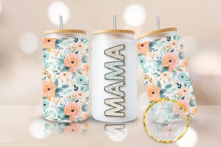 Mama Glass Can Wrap PNG UVDTF Cup Wrap Graphic by PositiveChic ...
