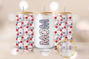 Mom Libbey Can Glass PNG UVDTF 16 Oz Cup Graphic by PositiveChic ...