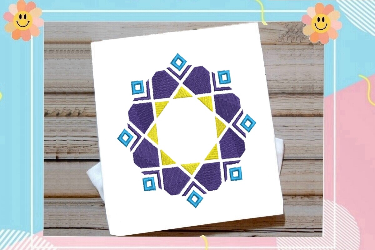 Moroccan Geometric Embroidery Delight 1