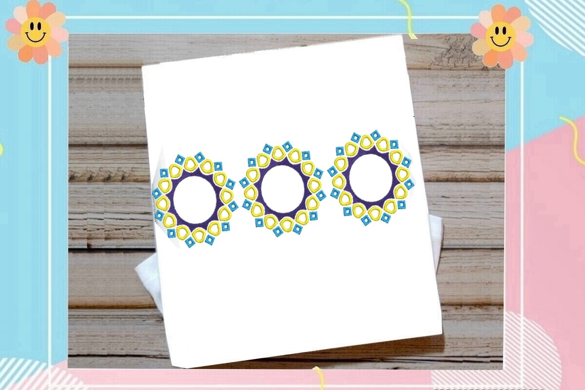 Moroccan Geometric Embroidery Delight 5 Ensemble