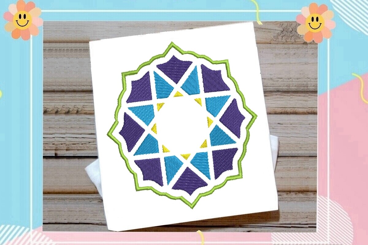 Moroccan Geometric Embroidery Delight 6