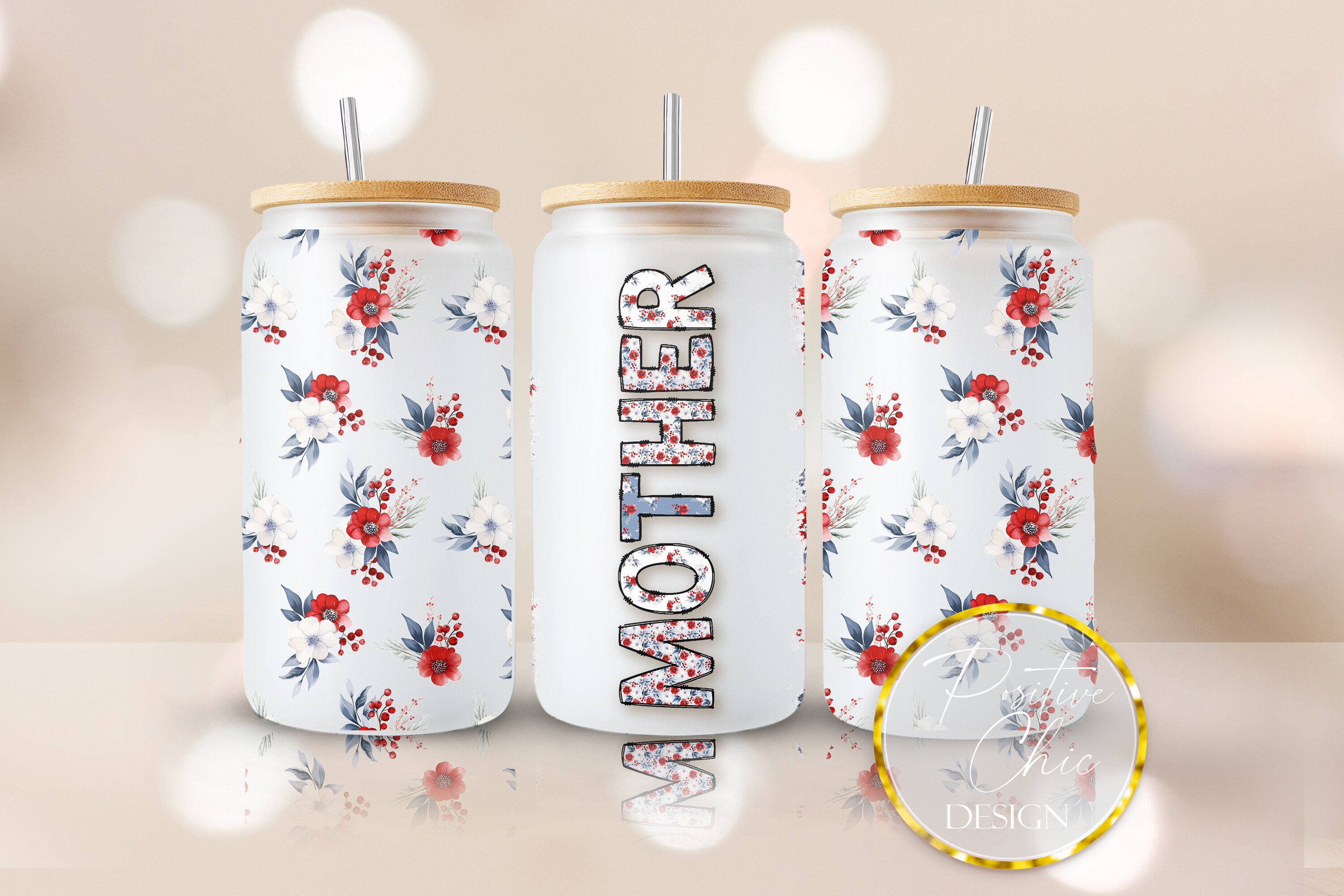 Mother Libbey Can Wrap UVDTF Glass Cup Graphic by PositiveChic ...