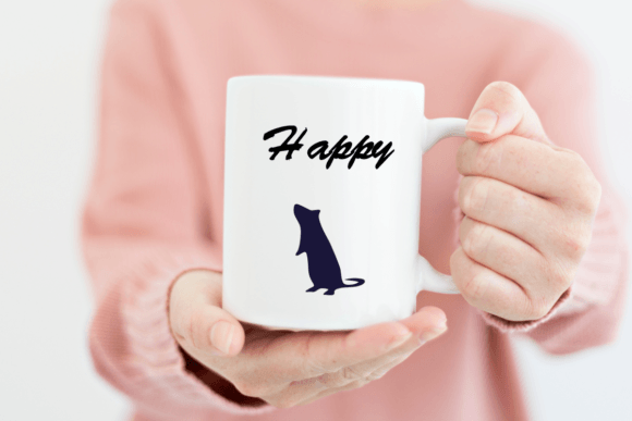 Naughty Mouse Font PNG with transparent background - Preview 5