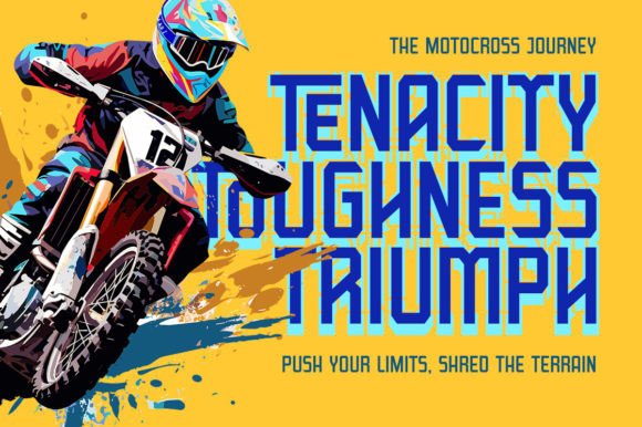 Power Beast Font PNG with transparent background - Preview 3