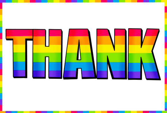 Pride Month Font PNG with transparent background - Preview 6