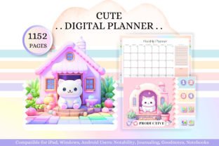 Undated Digital Planner Graphic by Tas Creative Studio · Creative Fabrica