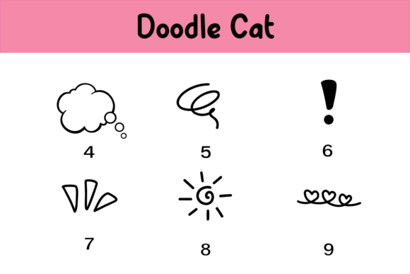 Doodle Cat Font - Preview 3