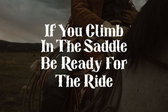 Red Horse Font PNG with transparent background - Preview 2