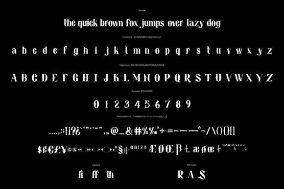 Red Horse Font PNG with transparent background - Preview 5