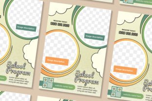 School Program Vertical Flyer Graphic by noory.shopper · Creative Fabrica