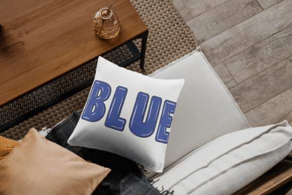 Blue Font - Preview 2