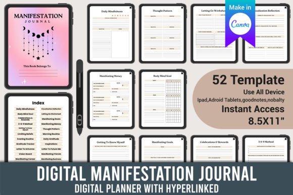 Digital Manifestation Journal Canva