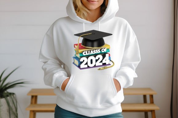 Graduation Clipart Sublimation Design