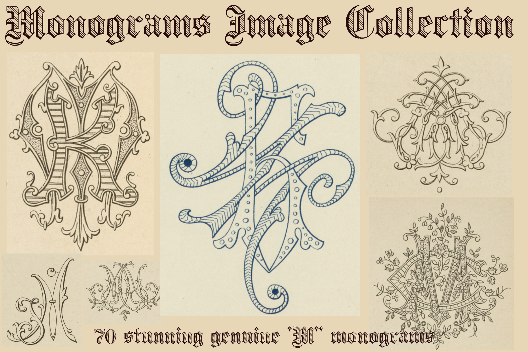 Monocracy Monograms 1210 PIECES
