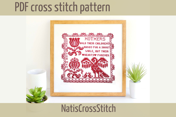 Mothers Cross Stitch Pattern