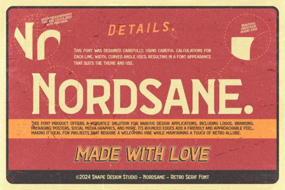 Nordsane Font PNG with transparent background - Preview 3