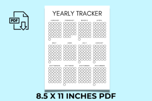 365 Days Habit Tracker Graphic by Media Minimalist · Creative Fabrica
