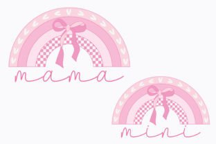 Coquette Mama Mini Svg Png Rainbow Graphic by Svg Box · Creative Fabrica