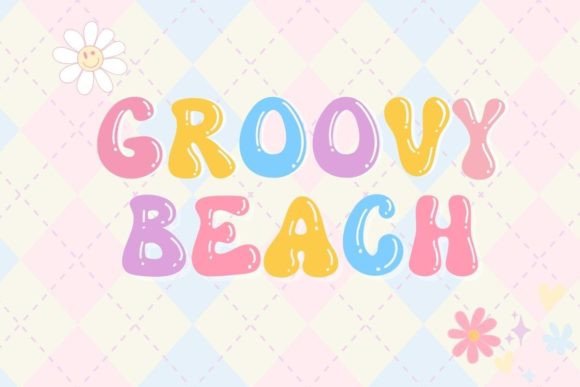Groovy Bubble Font - Preview 2