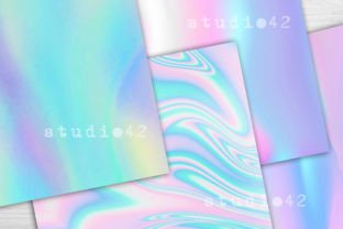 Holographic Digital Paper Pack Graphic by DreamStudio42 · Creative Fabrica
