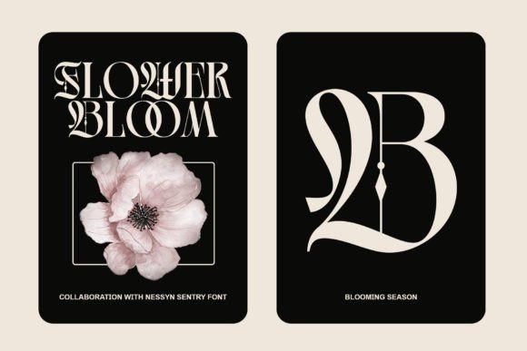 Rose Gard Font PNG with transparent background - Preview 2