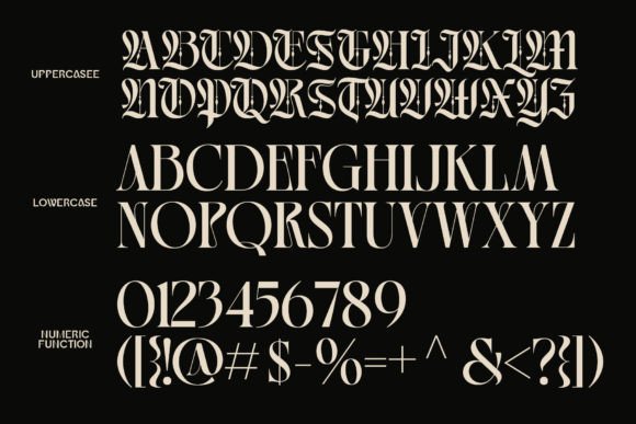 Rose Gard Font PNG with transparent background - Preview 5