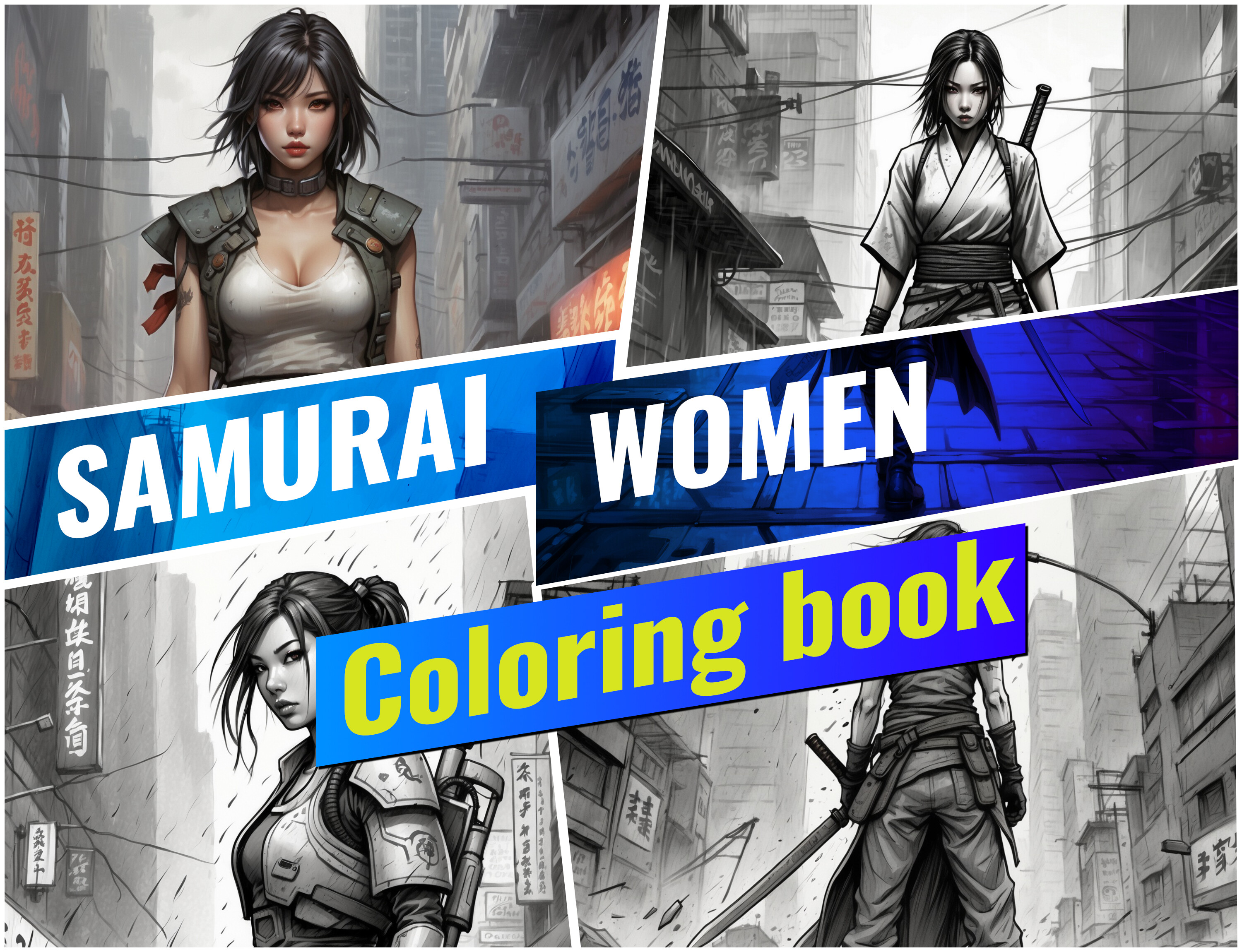 Anime Manga Action Coloring Book PDF