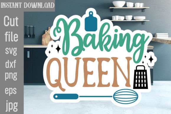 Baking Queen SVG Cut File