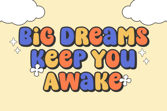Home Retro Font PNG with transparent background - Preview 2