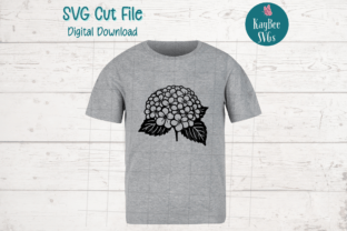 Hydrangea Flower SVG Cut File Graphic by kaybeesvgs · Creative Fabrica
