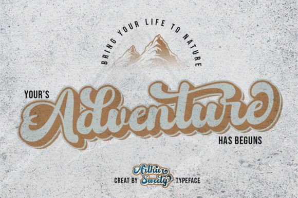 Arthur Sweety Font - Preview 5