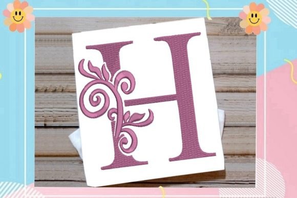 Beautiful Letter H Monogram