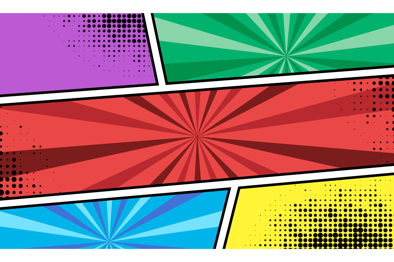 Blank Abstract Pop Art Comic Background Graphic by Muhammad Rizky ...