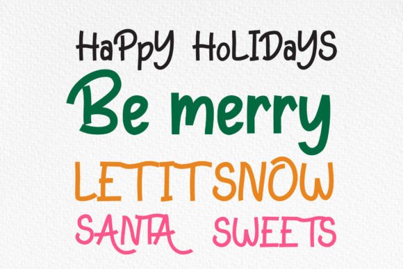 Christmas Wish Font - Preview 1