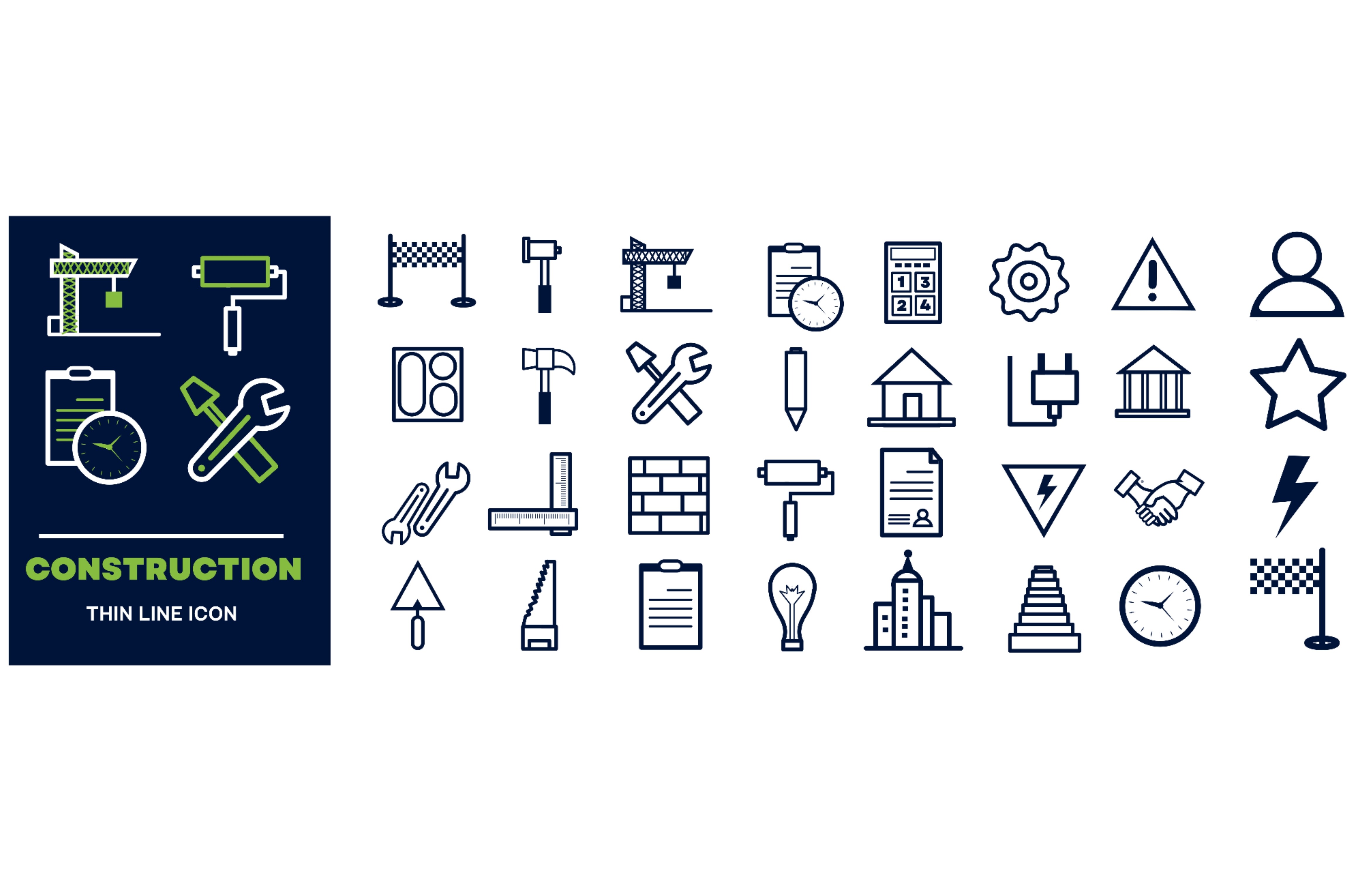 Construction Icon Set