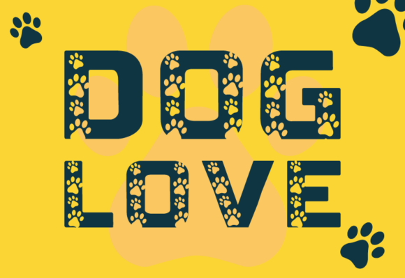 Dog Love Font - Preview 1