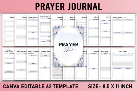 Editable Prayer Journal Canva Template Graphic by KDP GALLERY ...