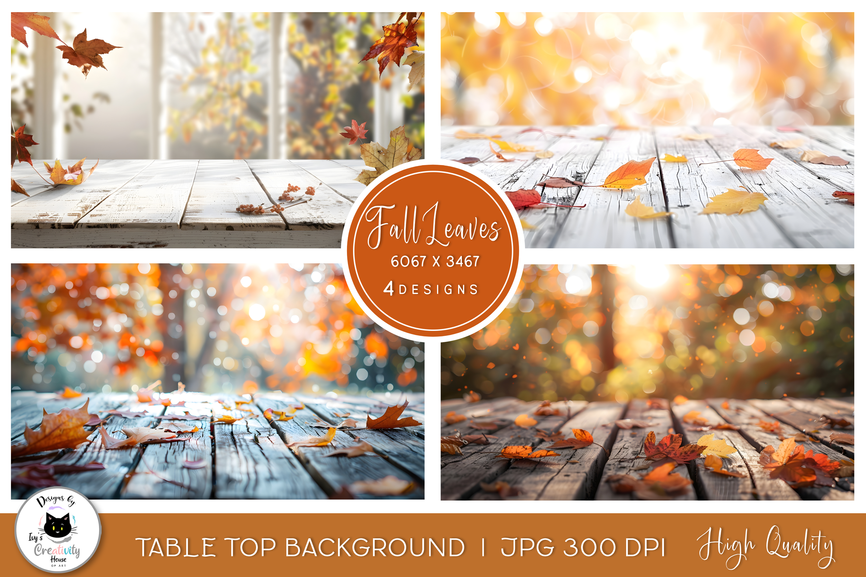 Fall Backround Table Fall Table Top Backgrounds | Fall Mockup Graphic by Ivy’s Creativity ...