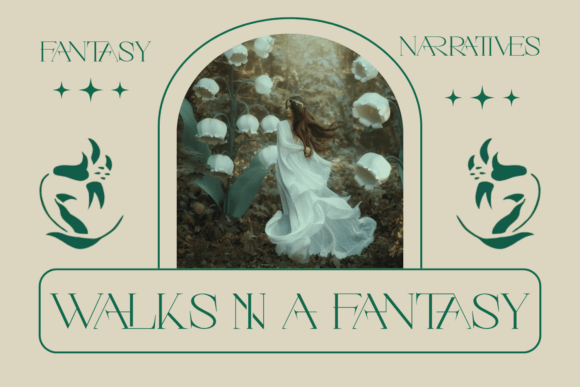 Fantasy Narratives Font PNG with transparent background - Preview 3