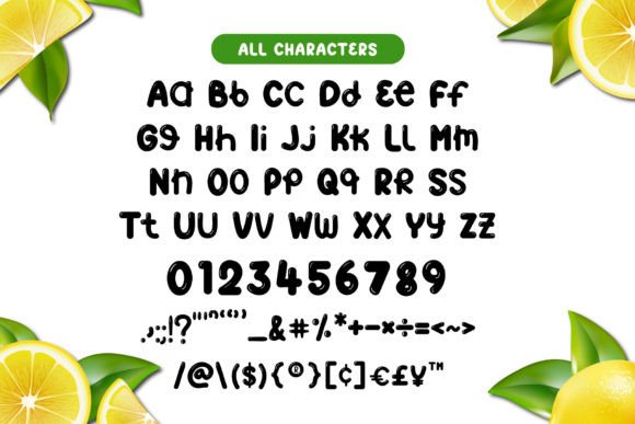 Fresh Lemonade Font - Preview 5