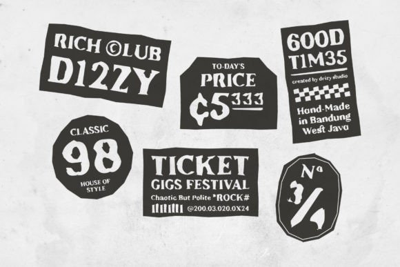 Gruengcy Font PNG with transparent background - Preview 6