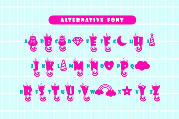 Magic Cat Font font preview - 2