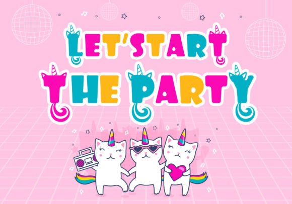 Magic Cat Font font preview - 3