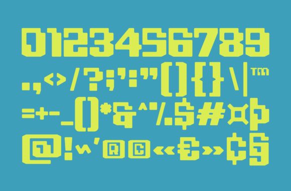 Noser Font PNG with transparent background - Preview 5