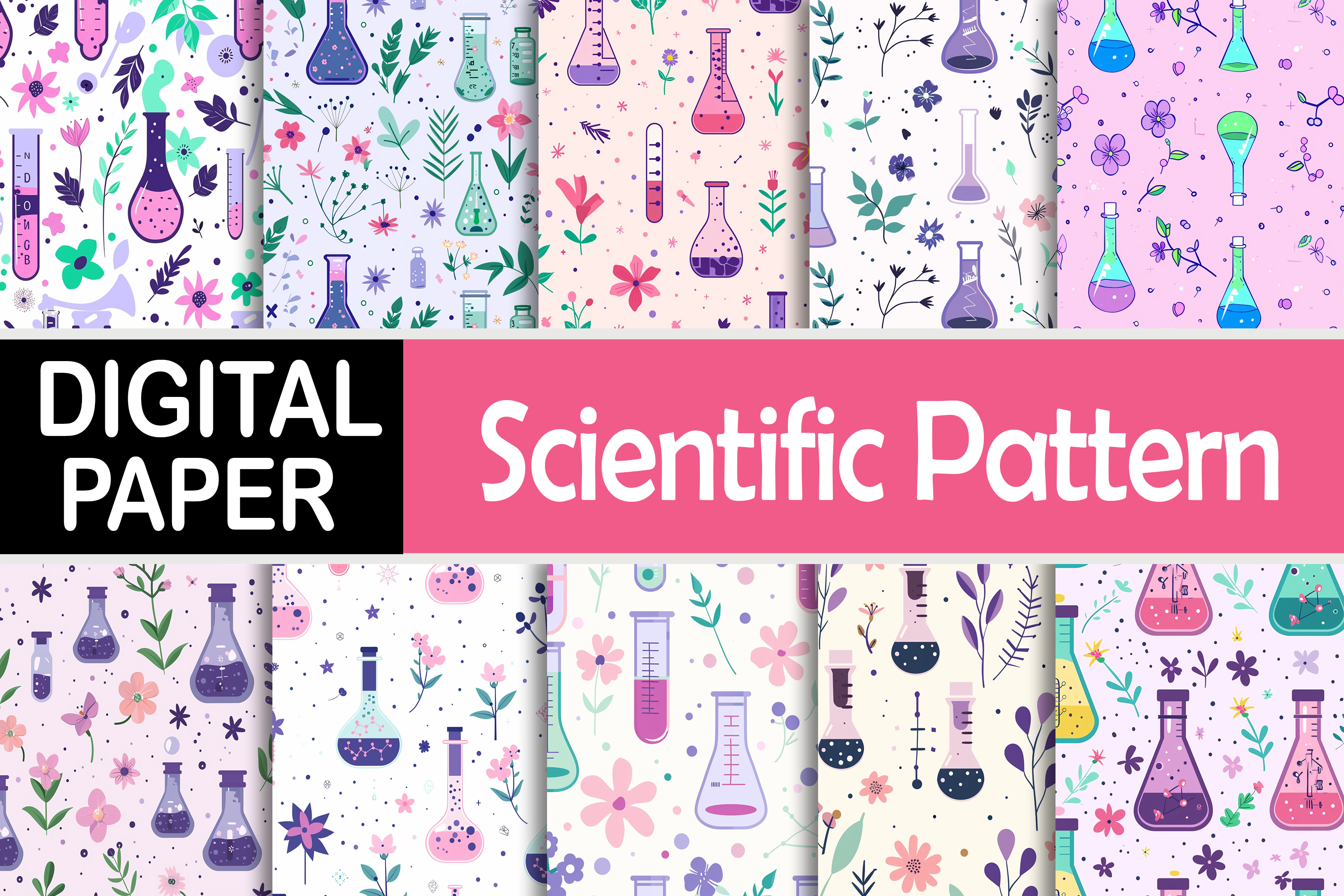 Scintefic Pattern Scientific Pattern Graphic by Pro Designer Team · Creative Fabrica